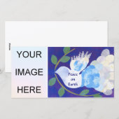 Tijd voor de fotokaart van de Vrede Feestdagenkaart (Voorkant / Achterkant)