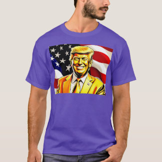 Tijd voor de Gouden Eeuw van Amerika Trump-fotokam T-shirt