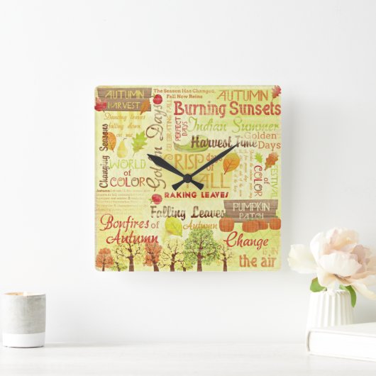 Tijd voor de Herfst klok (Huis)