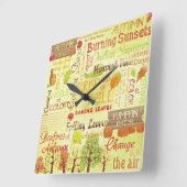 Tijd voor de Herfst klok (Hoek)