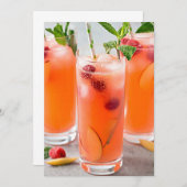 TIJD VOOR DE INVITATIE "VOLWASSENPARTIJ" KAART (Voorkant / Achterkant)