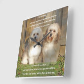 Tijd voor de jongens vierkante klok (Hoek)