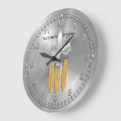 Tijd voor de Master Chef in You (Gepersonaliseerd) Grote Klok (Hoek)