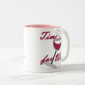 Tijd voor de Mok van wijn (Voorkant rechts)