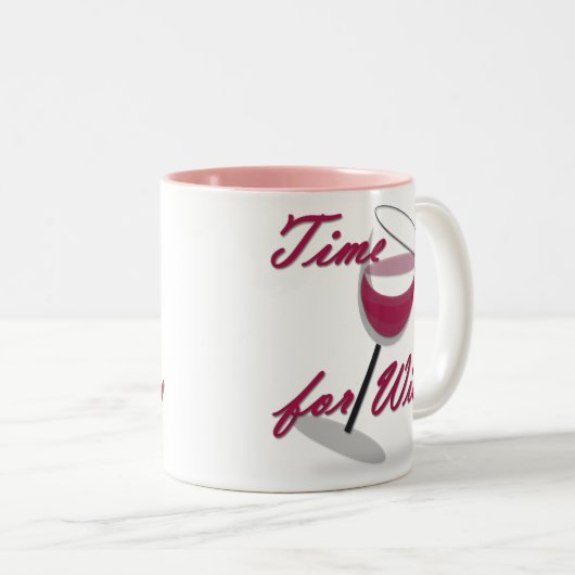 Tijd voor de Mok van wijn (Voorkant rechts)