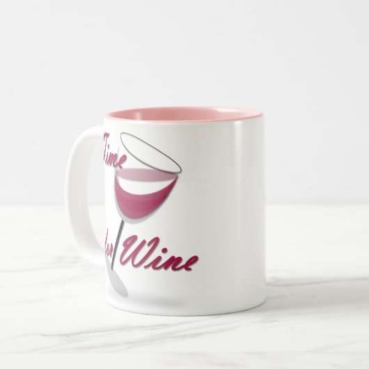 Tijd voor de Mok van wijn (Voorkant links)