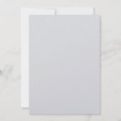 Tijd voor de Spring Flat Wedding Invitation Kaart (Achterkant)