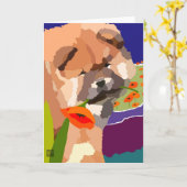 TIJD VOOR DE SPRING VAN DE ARTdeco-kabel Kaart (Gele Bloem)