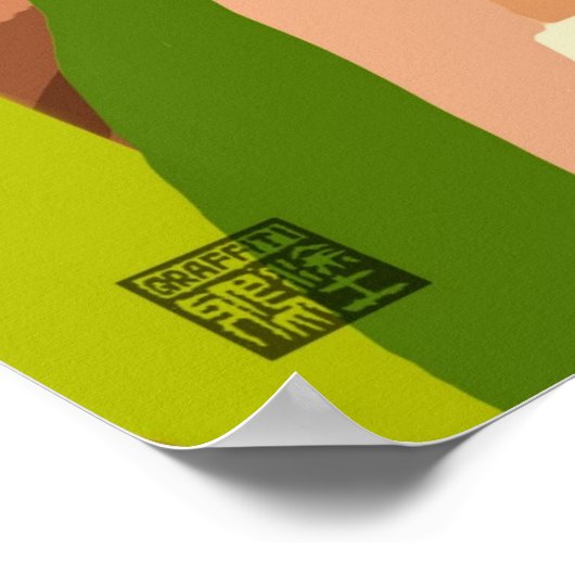 TIJD VOOR DE SPRING VAN DE ARTdeco-kabel Poster (Hoek)