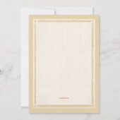 Tijd voor de uitnodiging voor Tea (Achterkant)