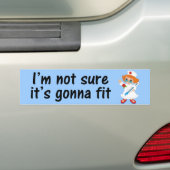Tijd voor de verpleegkundige om uw temperatuur in  bumpersticker (Op auto)