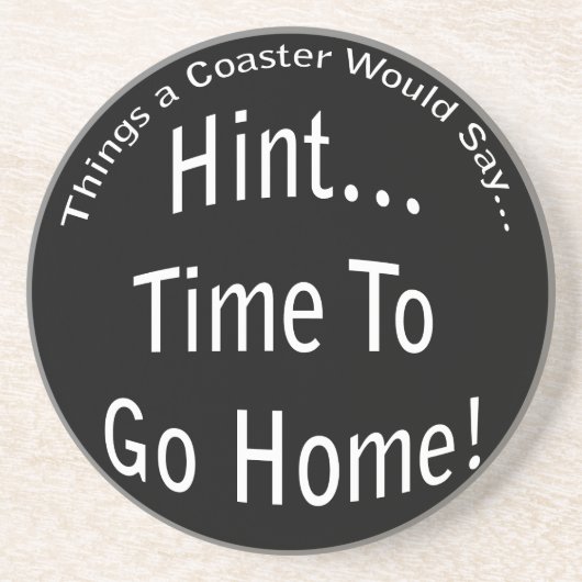 Tijd voor donkere Onderzetter thuis (Voorkant)