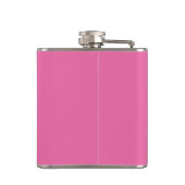 Tijd voor Drink Champagne Pink & Black Flask Heupfles (Achterkant)