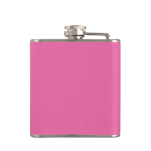 Tijd voor Drink Champagne Pink & White Flask Heupfles (Achterkant)