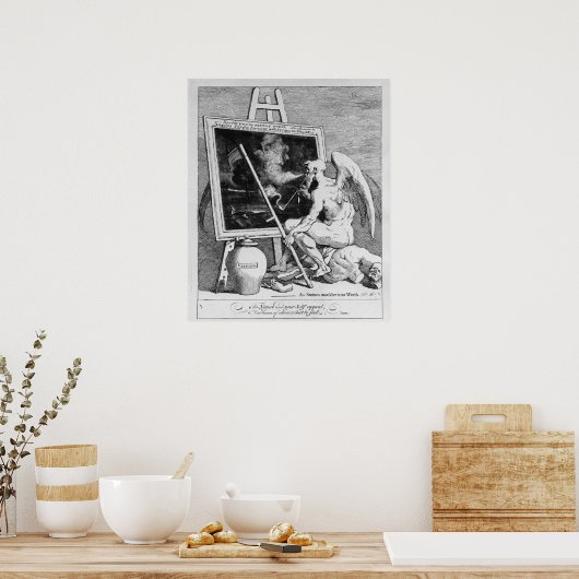 Tijd voor een Afbeelding, 1761 Poster (Keuken)