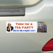 Tijd voor een ander Tea Party Amerika! Bumpersticker (Op auto)