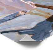 Tijd voor een bad in Valencia | Joaquín Sorolla Poster (Hoek)