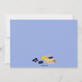 Tijd voor een bal! Softball Birthday Invitation Kaart (Achterkant)