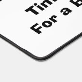 Tijd voor een Beer Deskmat Bureaumat (Hoek)