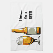 Tijd voor een bierkeukentje theedoek (Verticaal)