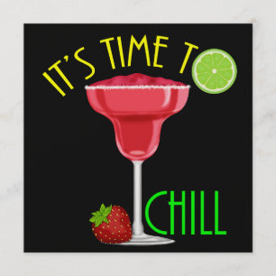 Tijd voor een chill party kaart