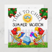 Tijd voor een CHILL uitnodiging (Voorkant / Achterkant)