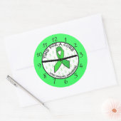 Tijd voor een Cure, Lyme Disease Awareness Sticker (Envelop)