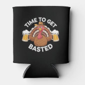 Tijd voor een gebotste grappige Thanksgiving van b Blikjeskoeler (Voorkant)