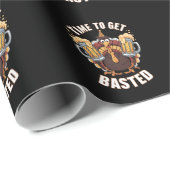 Tijd voor een gebotste grappige Thanksgiving van b Cadeaupapier (Rol Hoek)