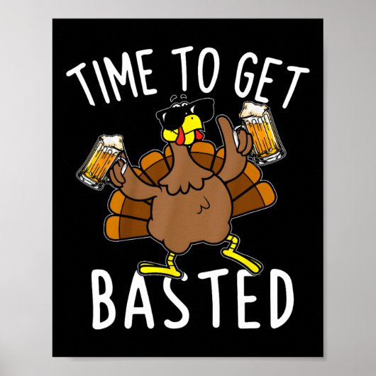 Tijd voor een gebotste grappige Thanksgiving van b Poster (Voorkant)