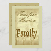 Tijd voor een gezinshereniging kaart (Voorkant / Achterkant)