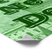 Tijd voor een Groene Nieuwe Overeenkomst Poster (Hoek)