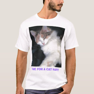 TIJD VOOR EEN KAT NAP!! T-SHIRT
