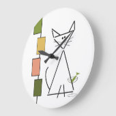 Tijd voor een kat-staart klok (Hoek)