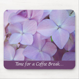 Tijd voor een koffiepauze... muismat Hydrangeas