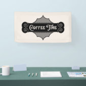 tijd voor een leuke koffiebar spandoek (Beurs)