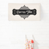 tijd voor een leuke koffiebar spandoek (Insitu)