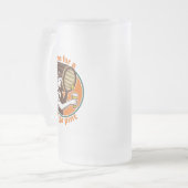 Tijd voor een megapunt matglas bierpul (Voorkant links)