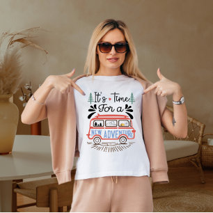 Tijd voor een nieuw avontuur t-shirt