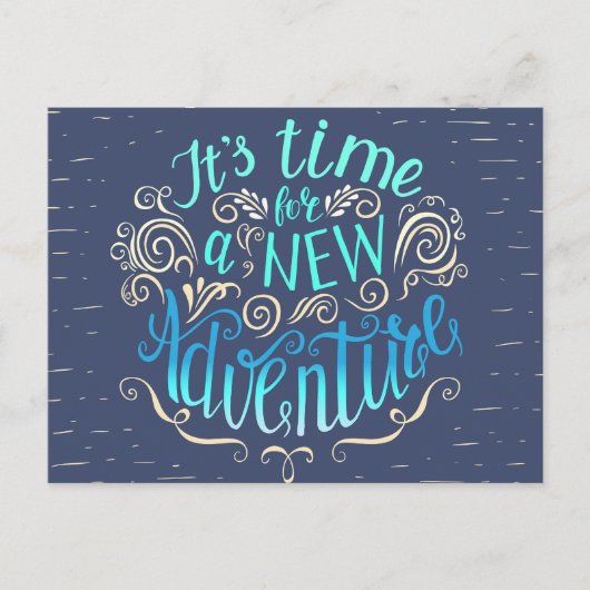 Tijd voor een nieuw Briefkaart (Voorkant)