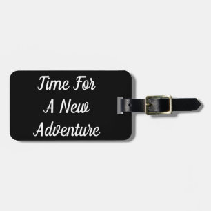 Tijd voor een Nieuwe Avonturen Bagage Label