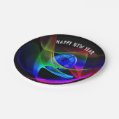 Tijd voor een nieuwjaarsfeest papieren bordje (Gekanteld)