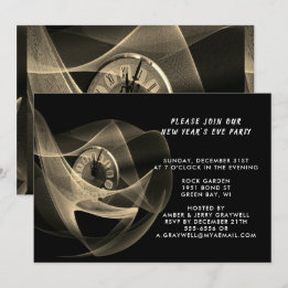 Tijd voor een nieuwjaarsfeest Sepia Kijk, ZPR Kaart