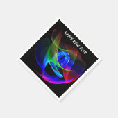 Tijd voor een nieuwjaarsfeest servet (Hoek)