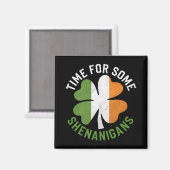 Tijd voor een paar Shenanigans om St Patrick's Day Magneet (Voorkant / Achterkant)