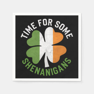 Tijd voor een paar Shenanigans om St Patrick's Day Servet