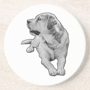 Tijd voor een slokje, kleine vonk zandsteen onderzetter