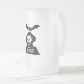 Tijd voor een superleuke schreeuw matglas bierpul (Voorkant rechts)