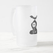 Tijd voor een superleuke schreeuw matglas bierpul (Voorkant links)