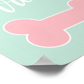 Tijd voor een Tapy-teken voor een Treat Puppy Part Poster (Hoek)